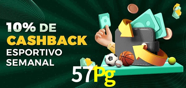 10% de bônus de cashback na 57Pg